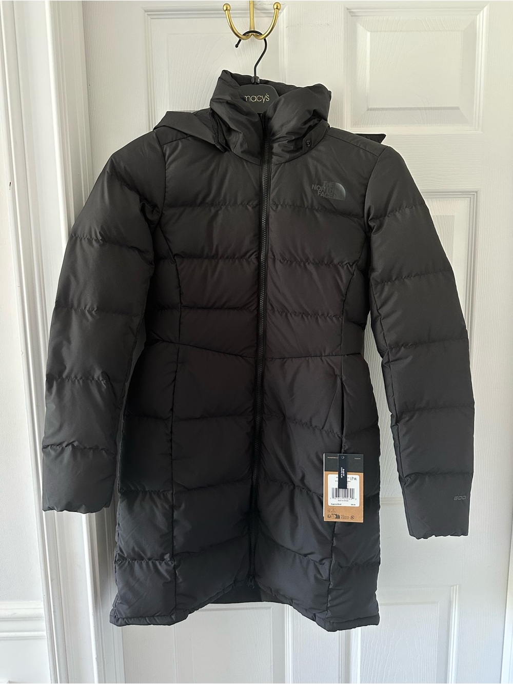 NWT The North Face Metropolis Parka Black Down Puffer Small